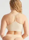 Emmie T-Back Bralette w/ Removable Pads - Yummie SoftServe™(Frappe,S/M)