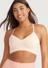 Emmie T-Back Bralette w/ Removable Pads - Yummie SoftServe™(Frappe,S/M)