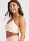 Emmie T-Back Bralette w/ Removable Pads - Yummie SoftServe™(Frappe,S/M)