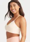 Emmie T-Back Bralette w/ Removable Pads - Yummie SoftServe™(Frappe,S/M)