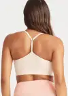 Emmie T-Back Bralette w/ Removable Pads - Yummie SoftServe™(Frappe,S/M)