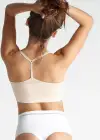 Emmie T-Back Bralette w/ Removable Pads - Yummie SoftServe™(Frappe,S/M)