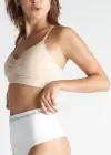 Emmie T-Back Bralette w/ Removable Pads - Yummie SoftServe™(Frappe,S/M)