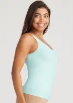 2-Way Shaping Tank Top - Yummie SoftServe™(Beached Glass,S/M)