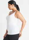 2-Way Shaping Tank Top - Yummie SoftServe™(White,S/M)