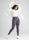 Long Sleeve Shaping Thong Bodysuit - Yummie SoftServe™(White,S/M)