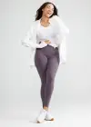 Long Sleeve Shaping Thong Bodysuit - Yummie SoftServe™(White,S/M)