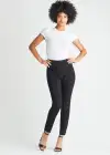 Short Sleeve Shaping Thong Bodysuit - Yummie SoftServe™(White,S/M)