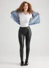 Short Sleeve Shaping Thong Bodysuit - Yummie SoftServe™(White,S/M)