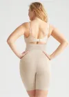 Seamless Solutions - High Waist Shapewear Thigh Shaper(Nude,S/M)