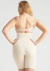Seamless Solutions - High Waist Shapewear Thigh Shaper(Nude,S/M)