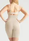 Seamless Solutions - High Waist Shapewear Thigh Shaper(Nude,S/M)