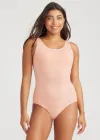 Ruby Shaping Full Back Bodysuit - 360Sculpt™ Cotton(English Rose,S/M)