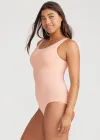 Ruby Shaping Full Back Bodysuit - 360Sculpt™ Cotton(English Rose,S/M)