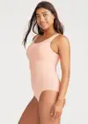 Ruby Shaping Full Back Bodysuit - 360Sculpt™ Cotton(English Rose,S/M)