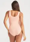 Ruby Shaping Full Back Bodysuit - 360Sculpt™ Cotton(English Rose,S/M)