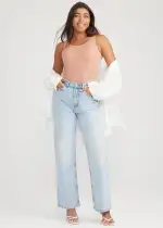 Ruby Shaping Full Back Bodysuit - 360Sculpt™ Cotton(English Rose,S/M)