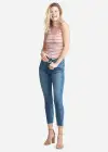 Ruby Shaping Full Back Bodysuit - 360Sculpt™ Cotton(Withered Rose/White Stripe,S/M)