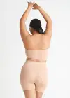Bandeau Bra w/ Removable Pads(Almond,S/M)