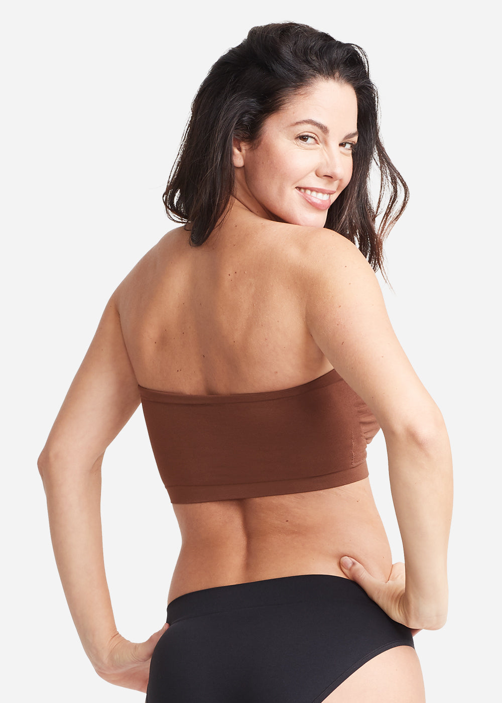 Bandeau Bra w/ Removable Pads(Copper Glow,S/M)
