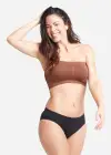Bandeau Bra w/ Removable Pads(Copper Glow,S/M)