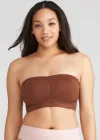 Bandeau Bra w/ Removable Pads(Copper Glow,S/M)