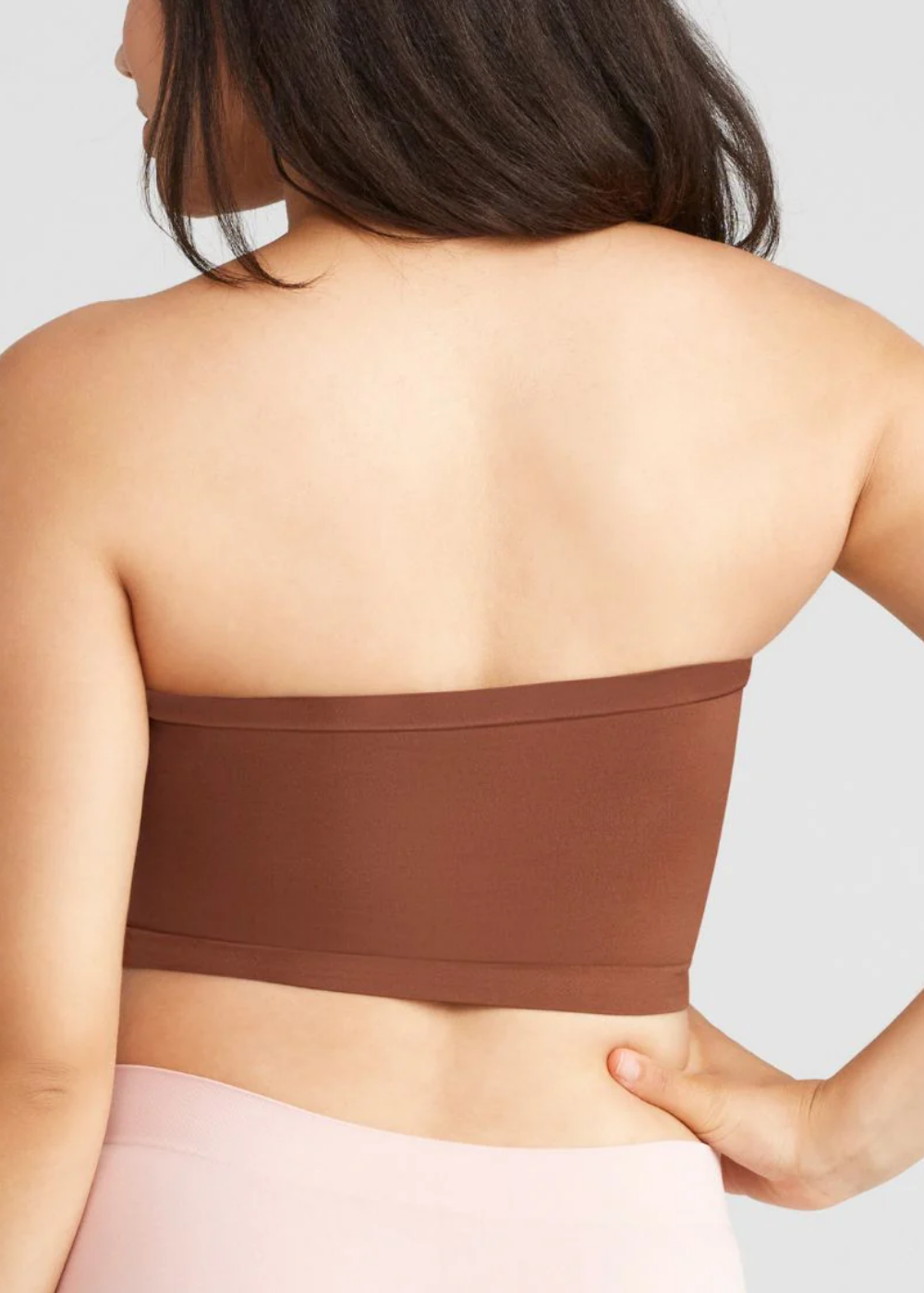 Bandeau Bra w/ Removable Pads(Copper Glow,S/M)