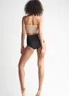 Bandeau Bra w/ Removable Pads(Almond,S/M)