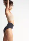 Bandeau Bra w/ Removable Pads(Almond,S/M)
