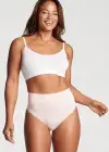 Convertible Scoop Neck Unlined Bralette - Yummie SoftServe™(White,S/M)