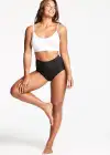 Convertible Scoop Neck Unlined Bralette - Yummie SoftServe™(White,S/M)
