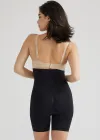 Seamless Solutions - High Waist Shapewear Short w/ Rear Shaping(Black,S/M)