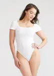 Anette Square Neck Shaping Thong Bodysuit - 360Sculpt™ Cotton