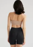 Seamless Solutions - Mid Waist Shapewear Short w/ Rear Shaping(Black,S/M)