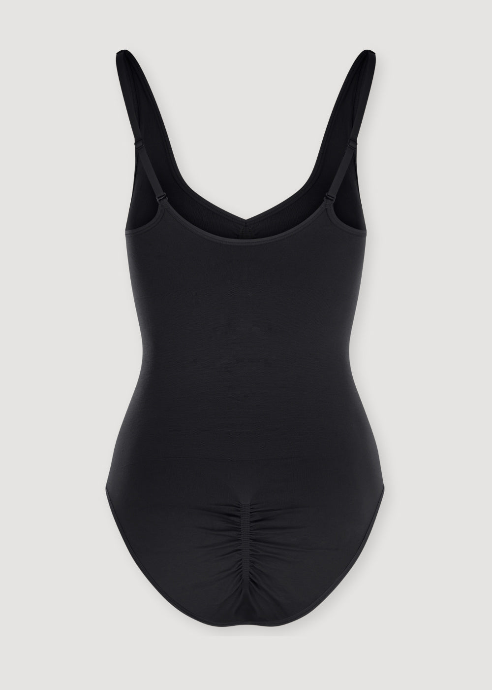 Bella Convertible V-Neck Shapewear Bodysuit(Black,S/M)