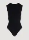 Isabel High Neck Shaping Thong Bodysuit - Yummie SoftServe™(Black,S/M)