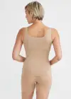 Sadie Shapewear Tank Top w/ Built In Bra(Almond,S/M)