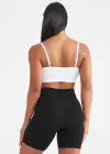 Brigitta Mid Waist Shapewear Thigh Shaper - Yummie SoftServe™(Black,S/M)