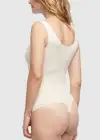 Ivy Shapewear Thong Bodysuit(Nude,S/M)